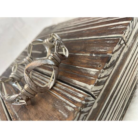 Women's Silver Chain Stretch Bracelet Chunky - Picture 5 of 6